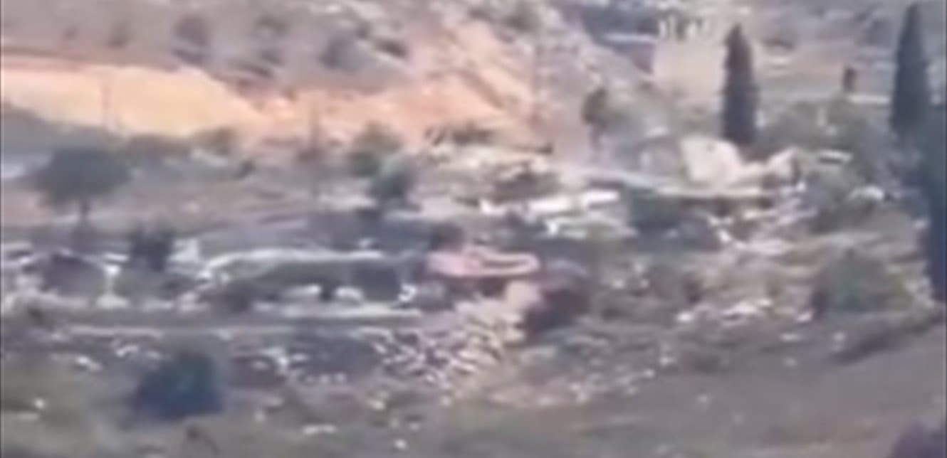 الجيش الإسرائيلي يرفع ساتراً في حداثا