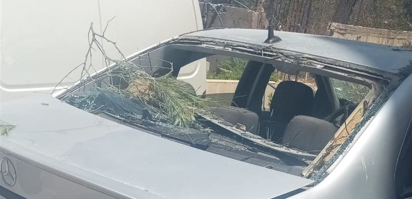 Civilian vehicle targeted in Sarbain with damage to two military vehicles