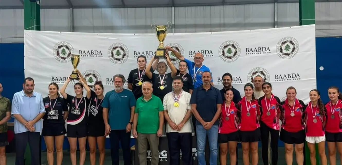 Al-Ahli Saida Wins Lebanese Table Tennis Titles