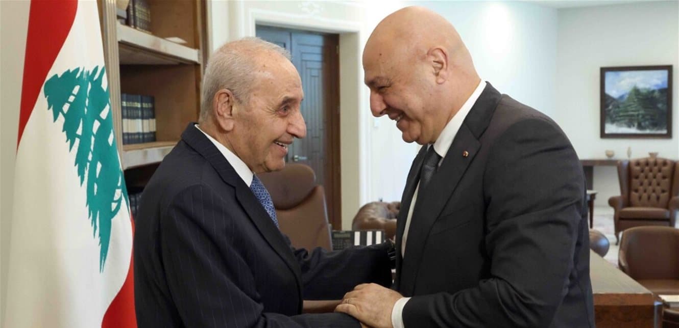 Berri urges party to state plans, Aoun agrees