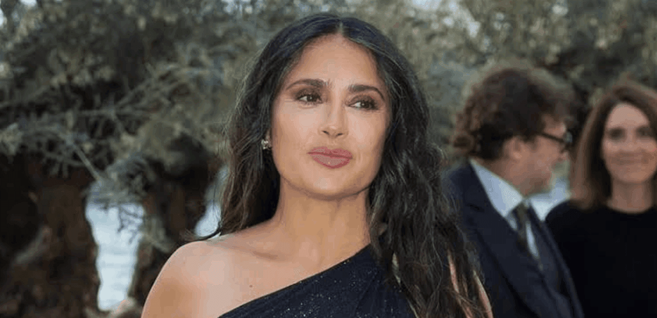 First photos of Salma Hayek's grandson
