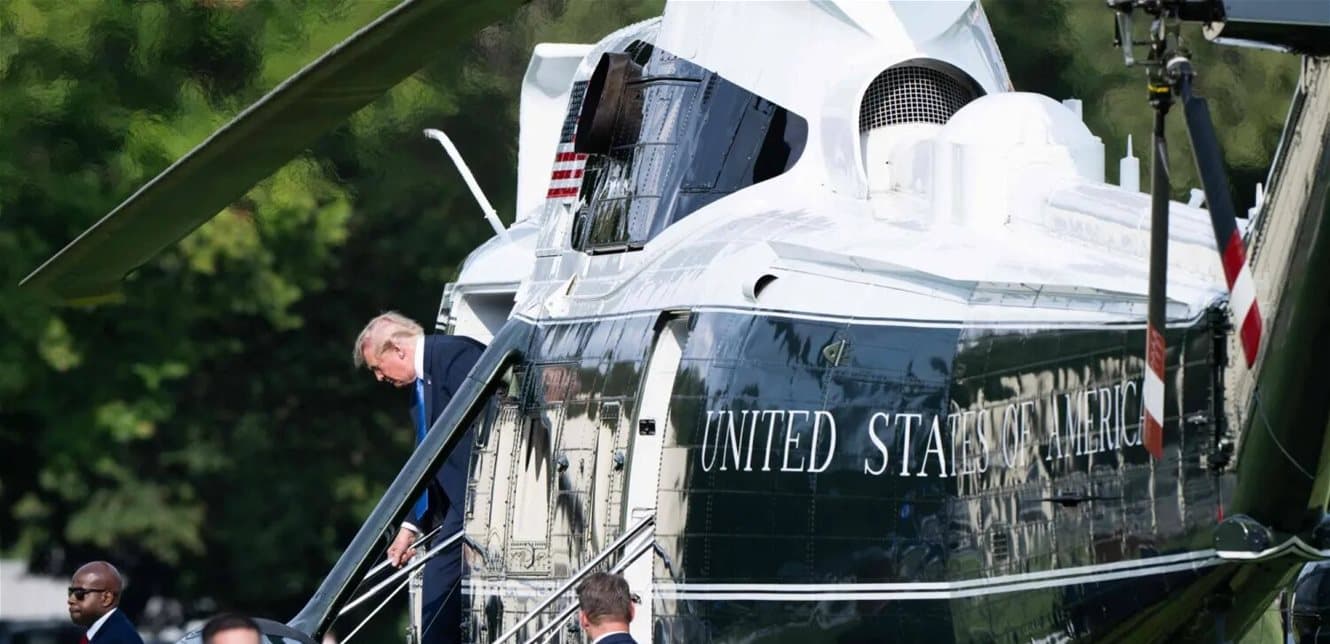 Trump's helicopter affected by new glitch