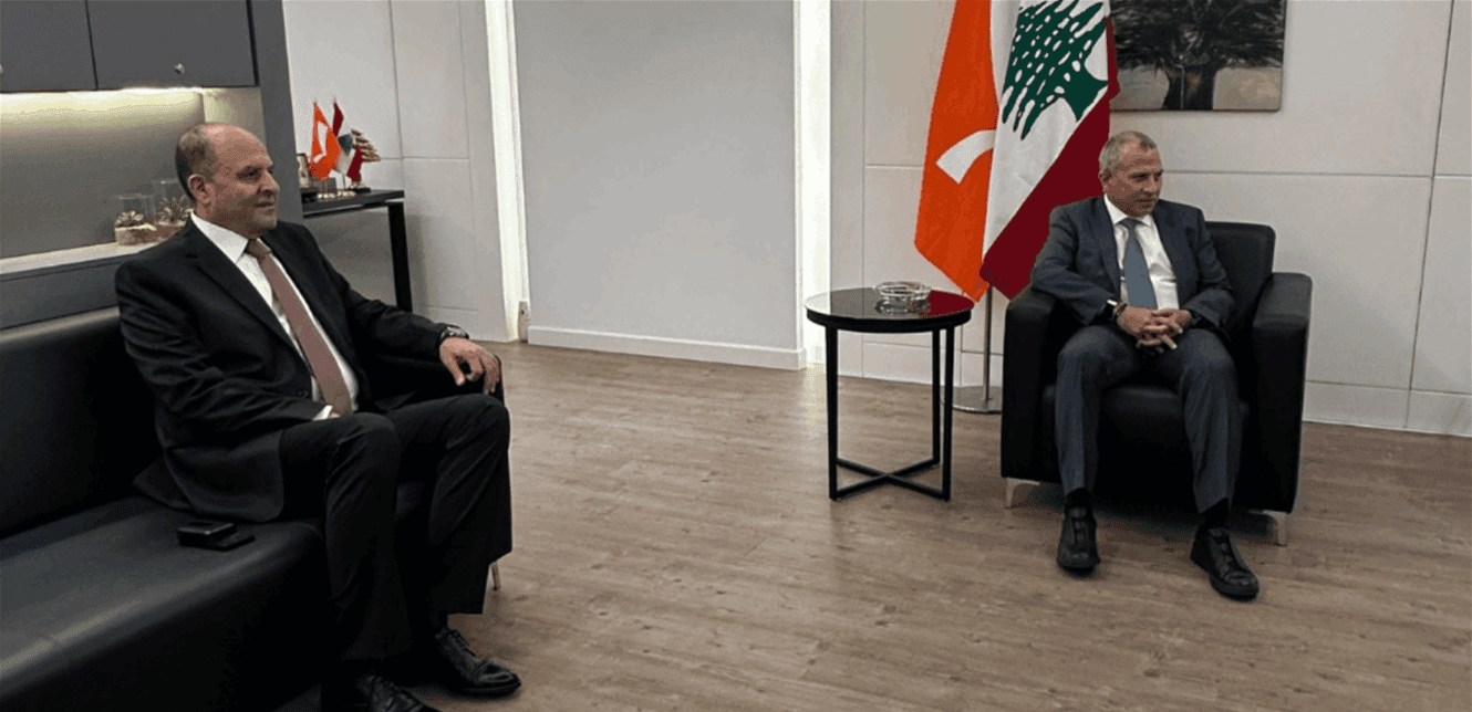 باسيل يودع السفير المصري ويشيد بدوره