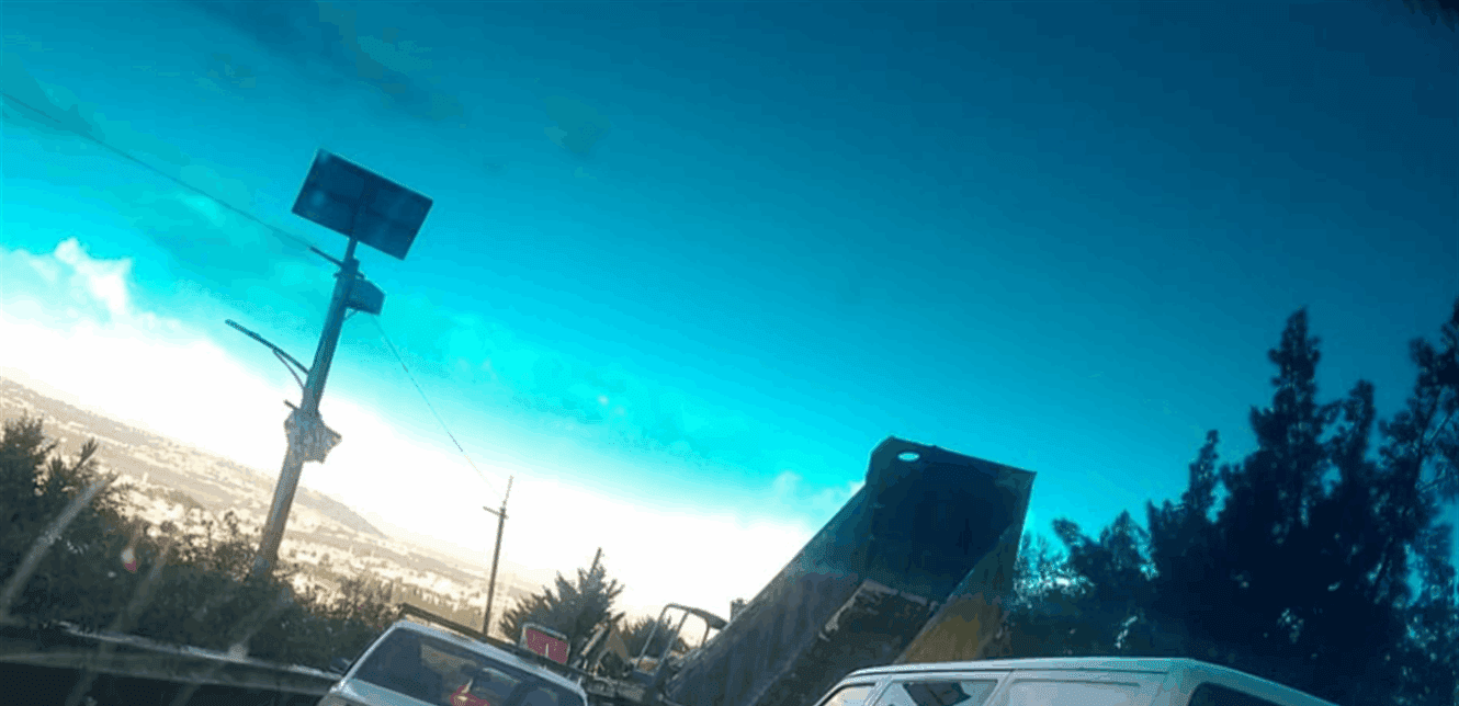 Truck drivers block Al-Danniya road