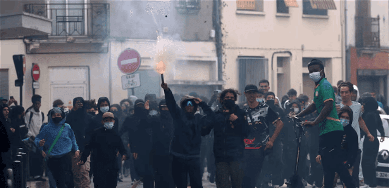 Paris Police on Student Protests