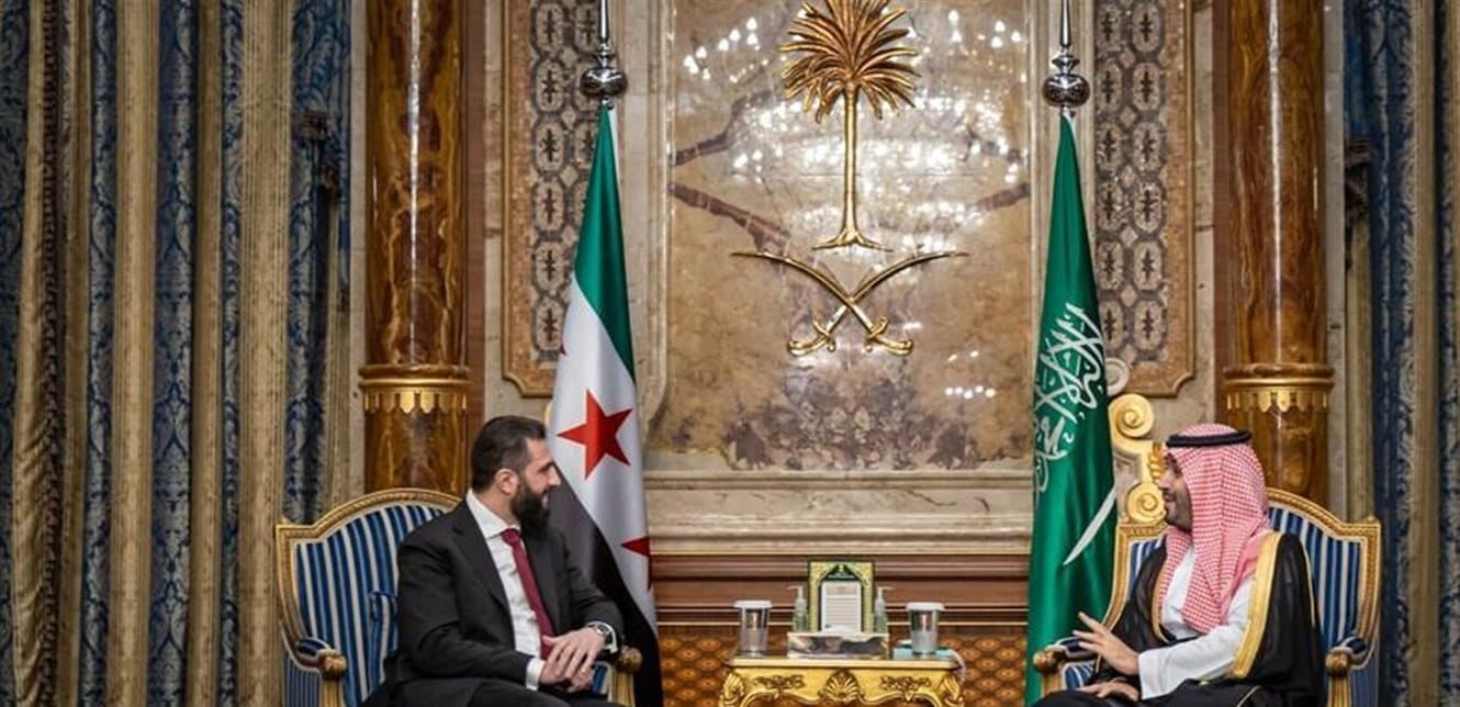 Bin Salman Meets Al-Sharqi in Riyadh
