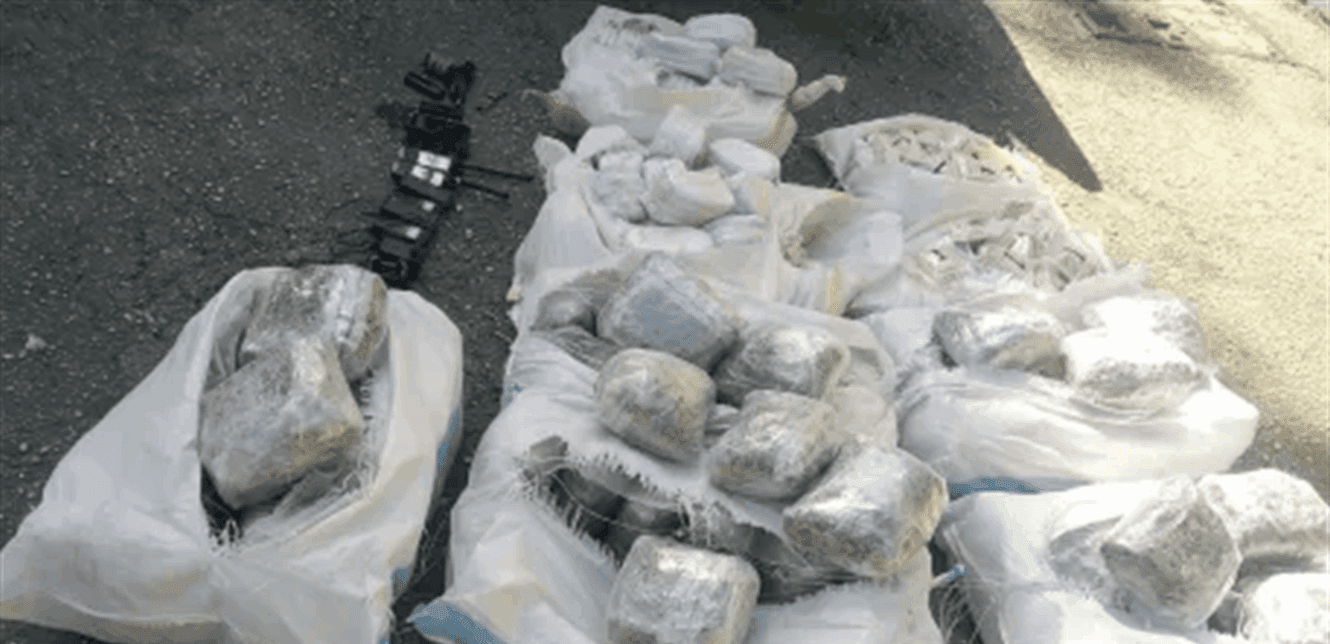 Failed smuggling of explosives and drugs
