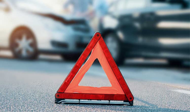 Traffic accident on international road before Shaka