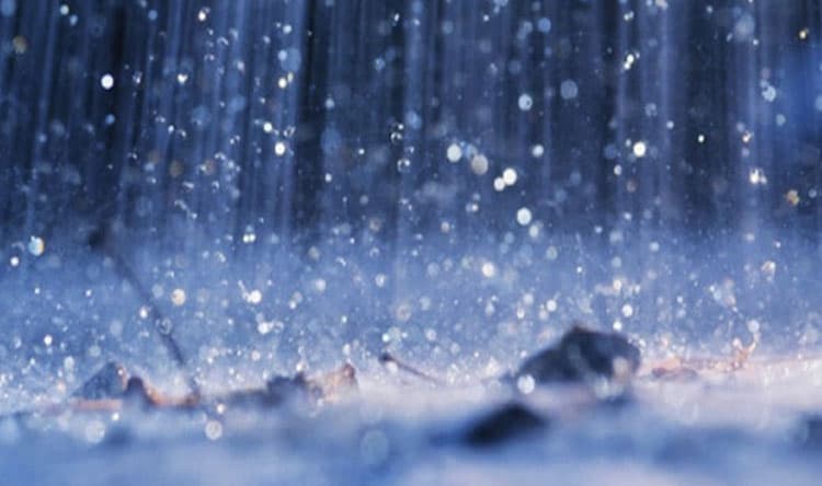 Heavy rains and temperature drop in Al-Dhuniya