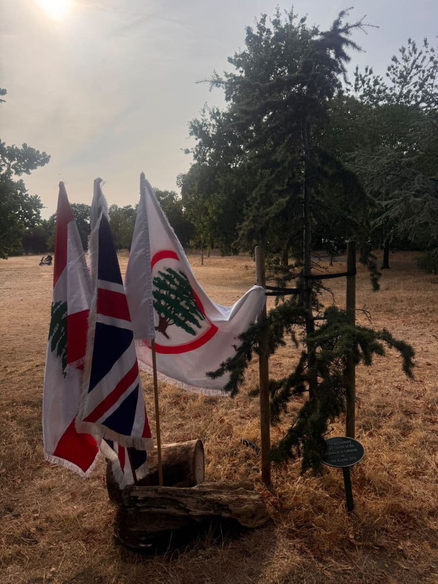 UK Forces honor August 4 explosion