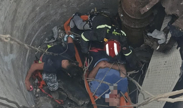 Lebanese Forces Rescue Citizen from Well in Ashrafiyeh