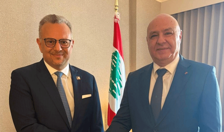 President Aoun Meets Boulos in Washington