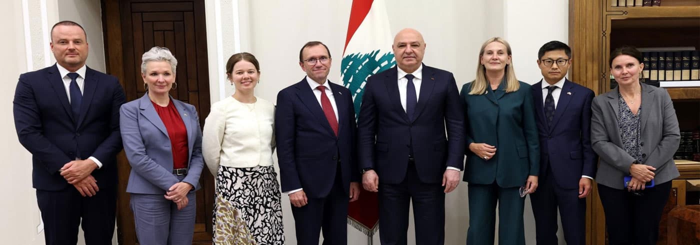 Aoun and Norwegian Foreign Minister discuss southern developments