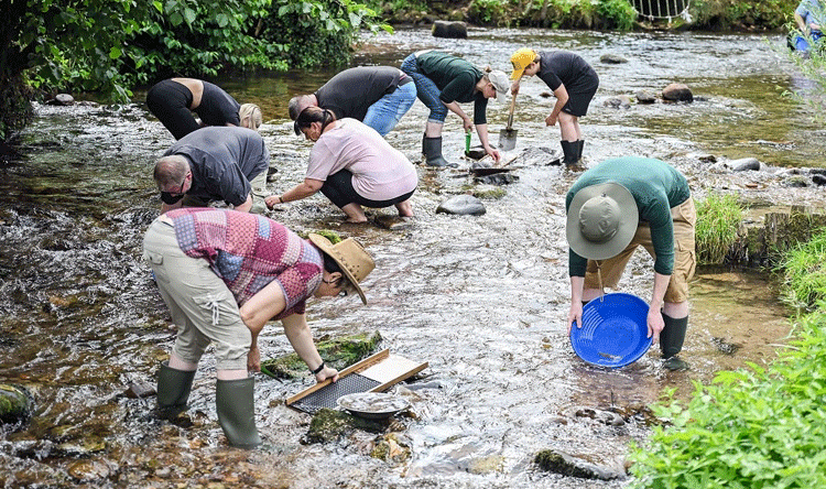 Gold washing becomes tourism activity in some countries