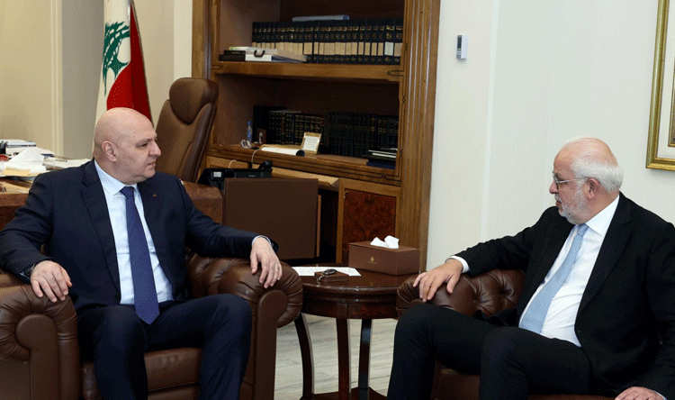 President Aoun and Nasrallah observe judicial proceedings