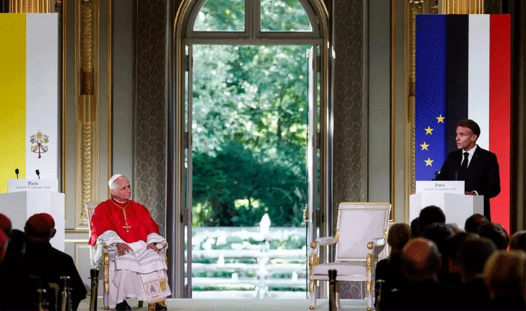 Macron Attends Pope's Mass in Metz