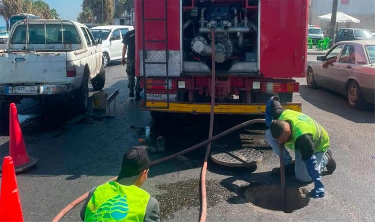 Sidon Coastal Sewer Line Cleanup