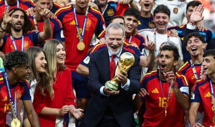 Spanish Royal Family Congratulates World Cup Winners