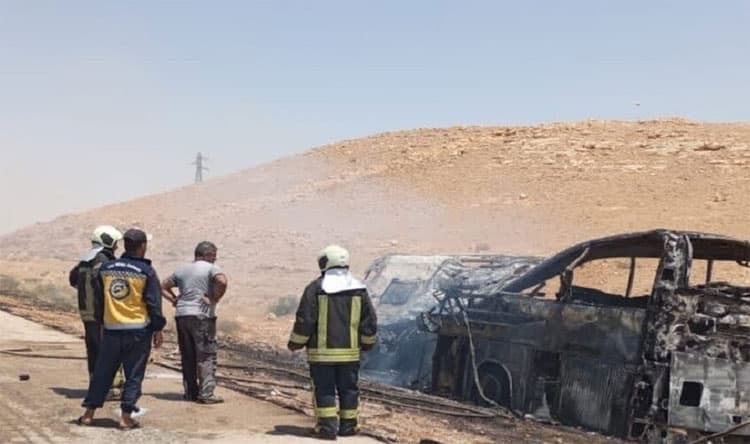 Syria Bus Crash Kills 35