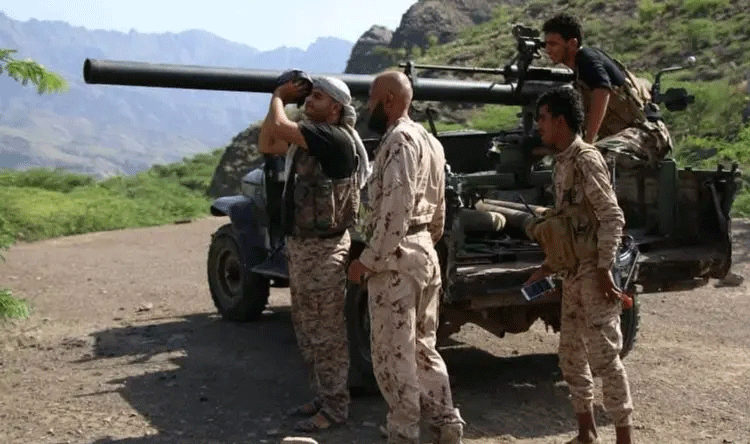 20 غارة جوية على أهداف للحوثي في تعز