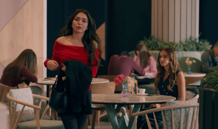 لين تكشف الحقيقة لجولي في مسلسل حب على ورق