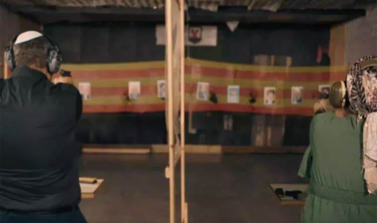 Ben Gvir and wife train shooting near Sinwar image