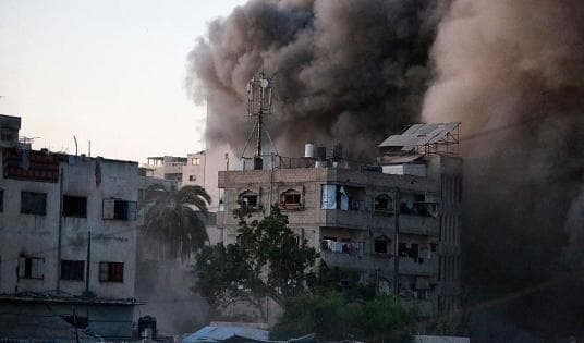 Six martyrs, 34 wounded in Gaza airstrikes