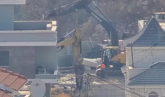 Israeli forces demolish Kafr Qasim building