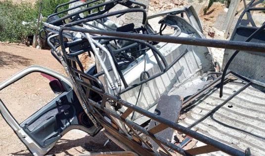Israeli drone hits vehicle in Rural Damascus injured