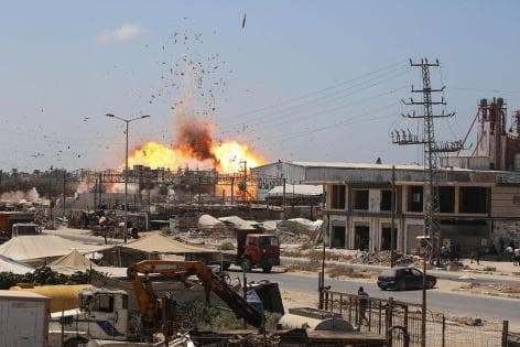 Gaza reports four martyrs and attacks on mosque and desalination plant