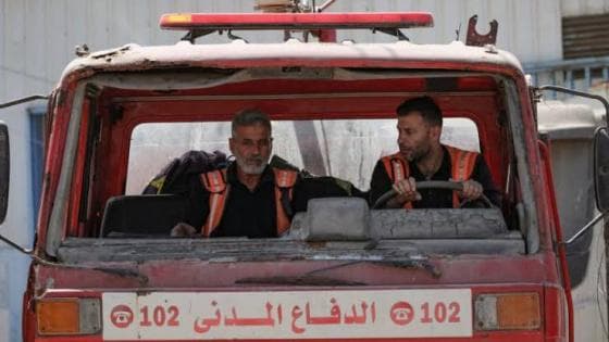 الدفاع المدني بغزة يطالب بتوفير مستلزمات سياراته