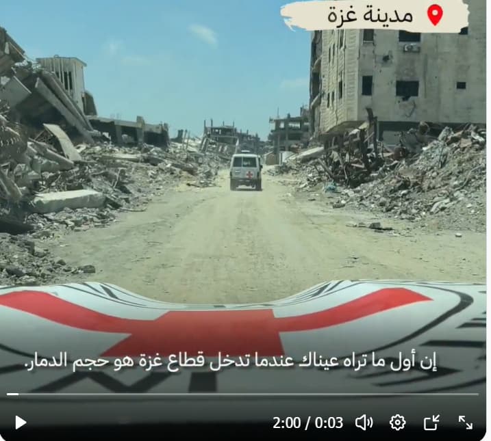 Red Cross Highlights Ongoing Gaza Suffering