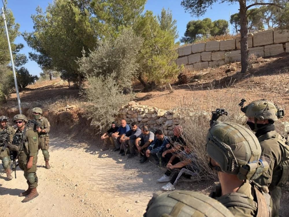 Palestinian injured and farmers detained in West Bank