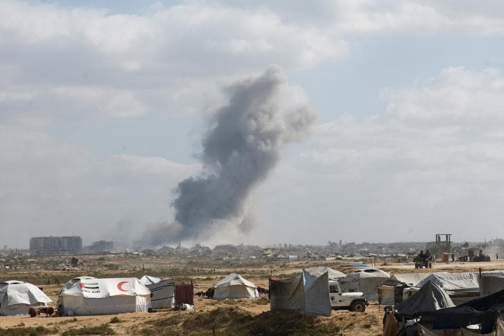 Zionist Shelling and Demolitions in Gaza