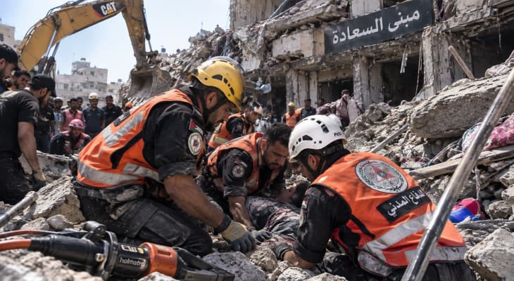 Gaza Civil Defense: 150 distress calls