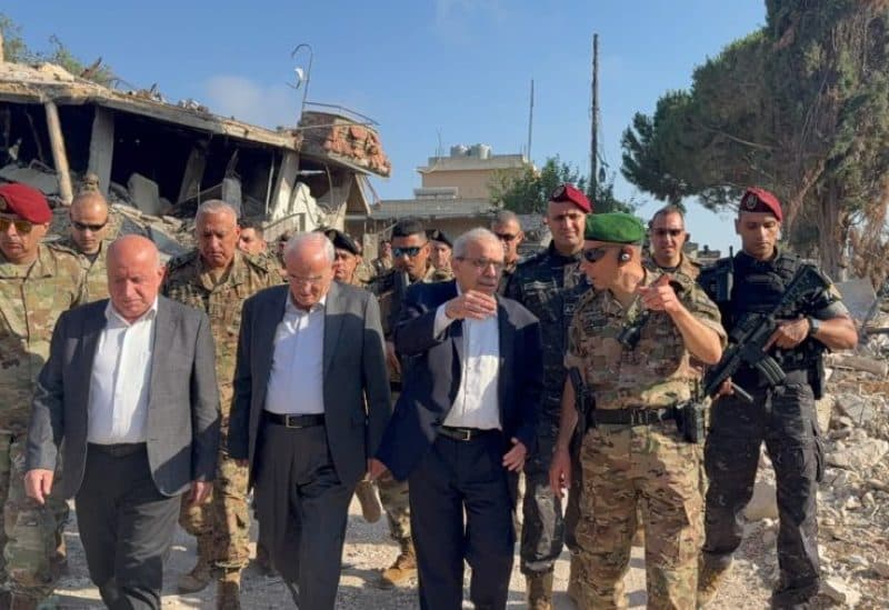 President Salam Visits Zmatar