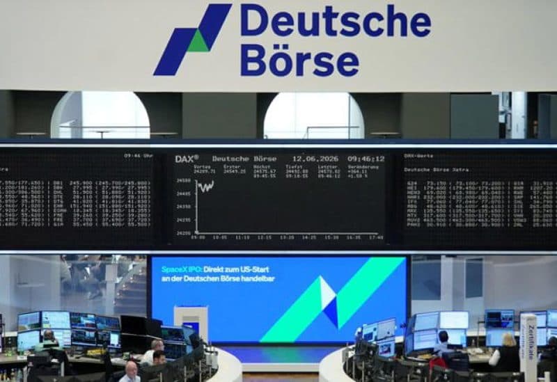 European stocks climb amid Middle East outlook