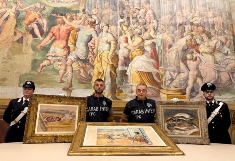 Stolen Italian Museum Paintings Restored
