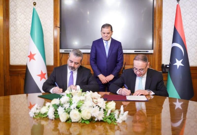 Syria and Libya sign cooperation pact during Shibani's Tripoli visit