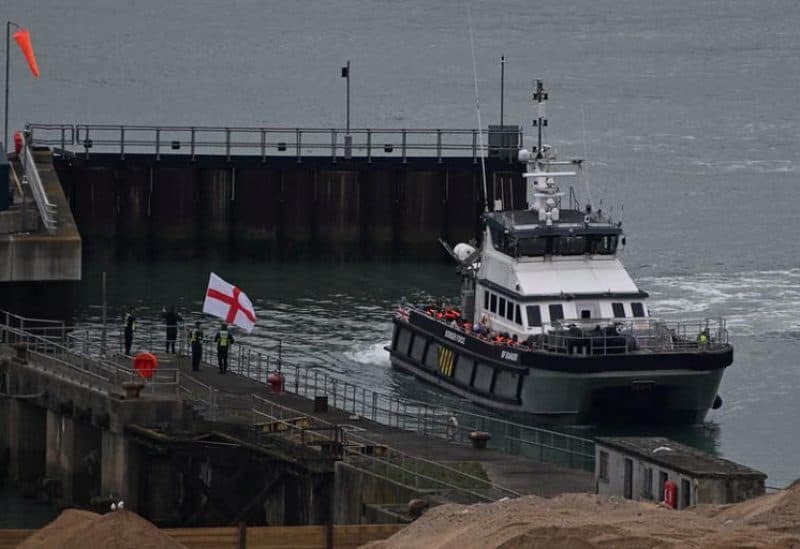 Masked protests block traffic at Dover
