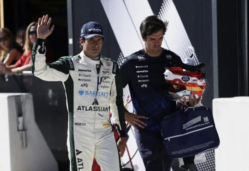 Sainz penalized to back of grid in Spain