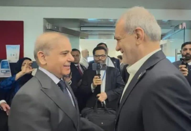 Shahbaz Sharif Meets Bzeshkyan in New York