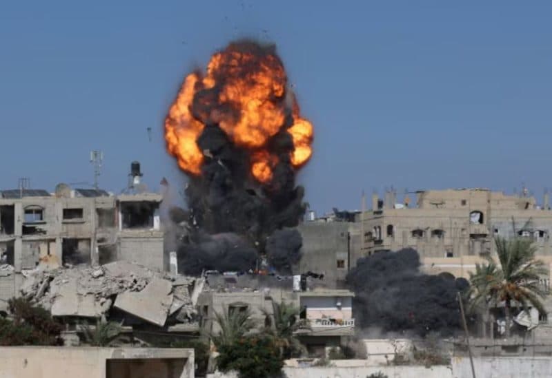 Gaza escalation with Israeli strikes