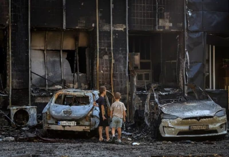 Russia strikes Odessa injuring five