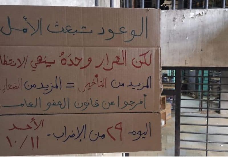 Prisoners' 29-day strike ongoing
