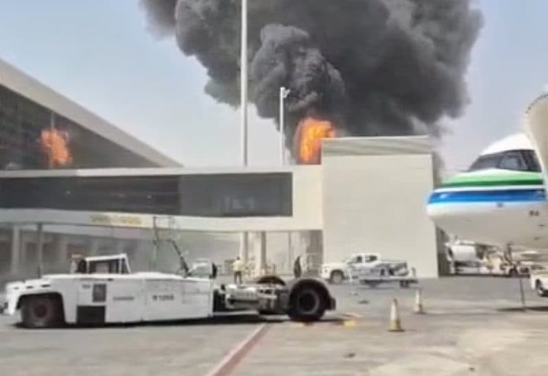 إلغاء غالبية الرحلات في مطار الرياض
