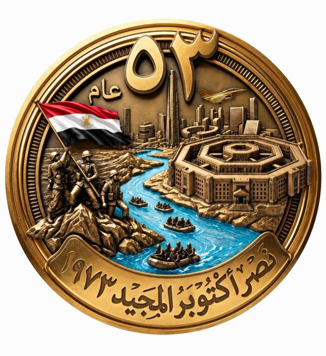 Military honors 53rd October victory