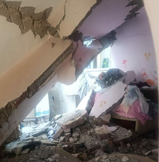 Alexandria Solidarity Checks on Injured After Building Collapse