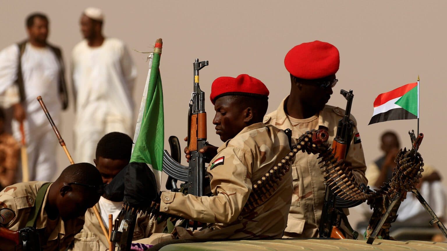 السودان: قوة من الدعم تتسلم عتادها للجيش