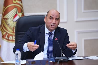 Labor Minister surveys Giza worker accident